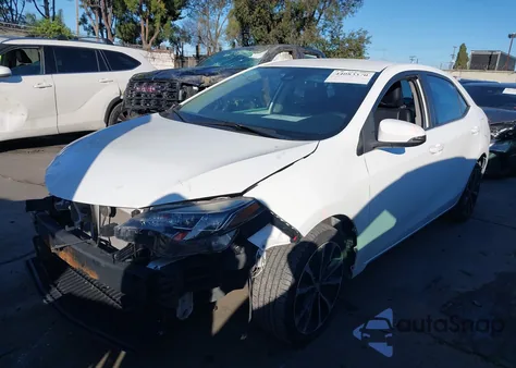 2017 Toyota Corolla Se from USA, damaged, VIN 5YFBURHE4HP591937